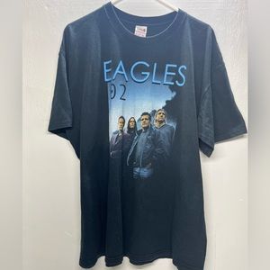 Eagles 2002 concert tour T-shirt Black cotton shirt unisex size XL
